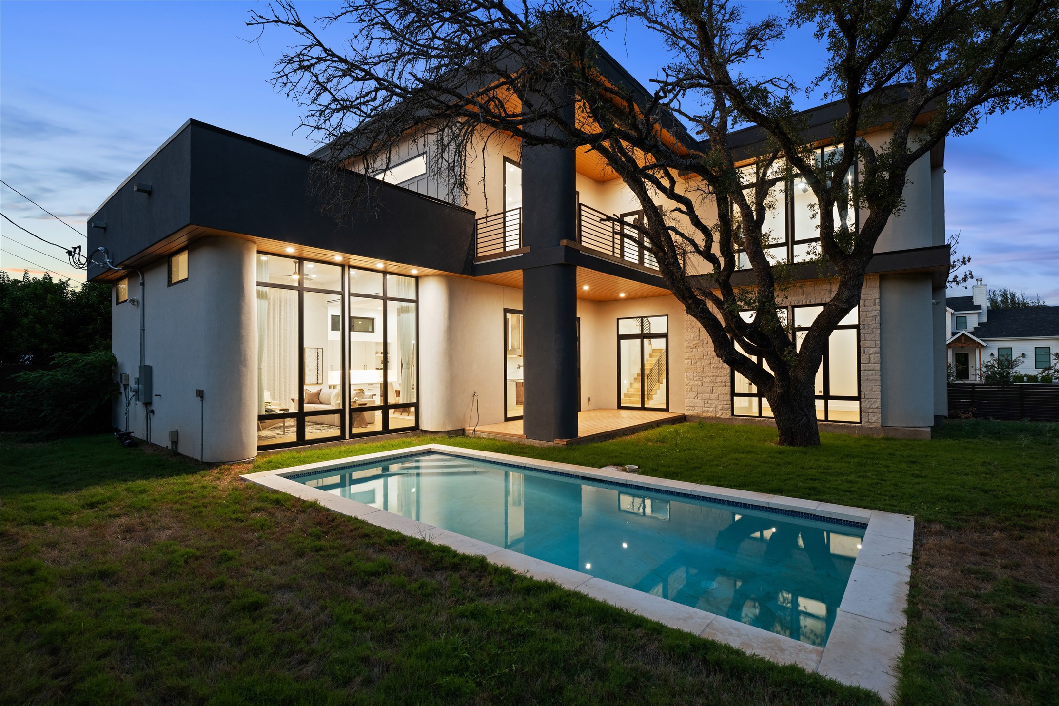 1108 Castile Road Austin, TX 78733 - Photo 1 of 24 Striking soft contemporary new build on quiet established block.