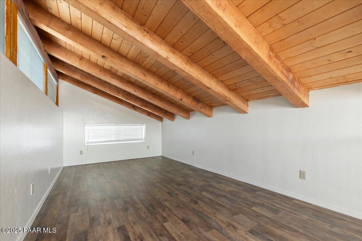 1445 South Table Mountain Road Chino Valley, AZ 86323 - Photo 38 of 81 a view of empty room with wooden floor and fan