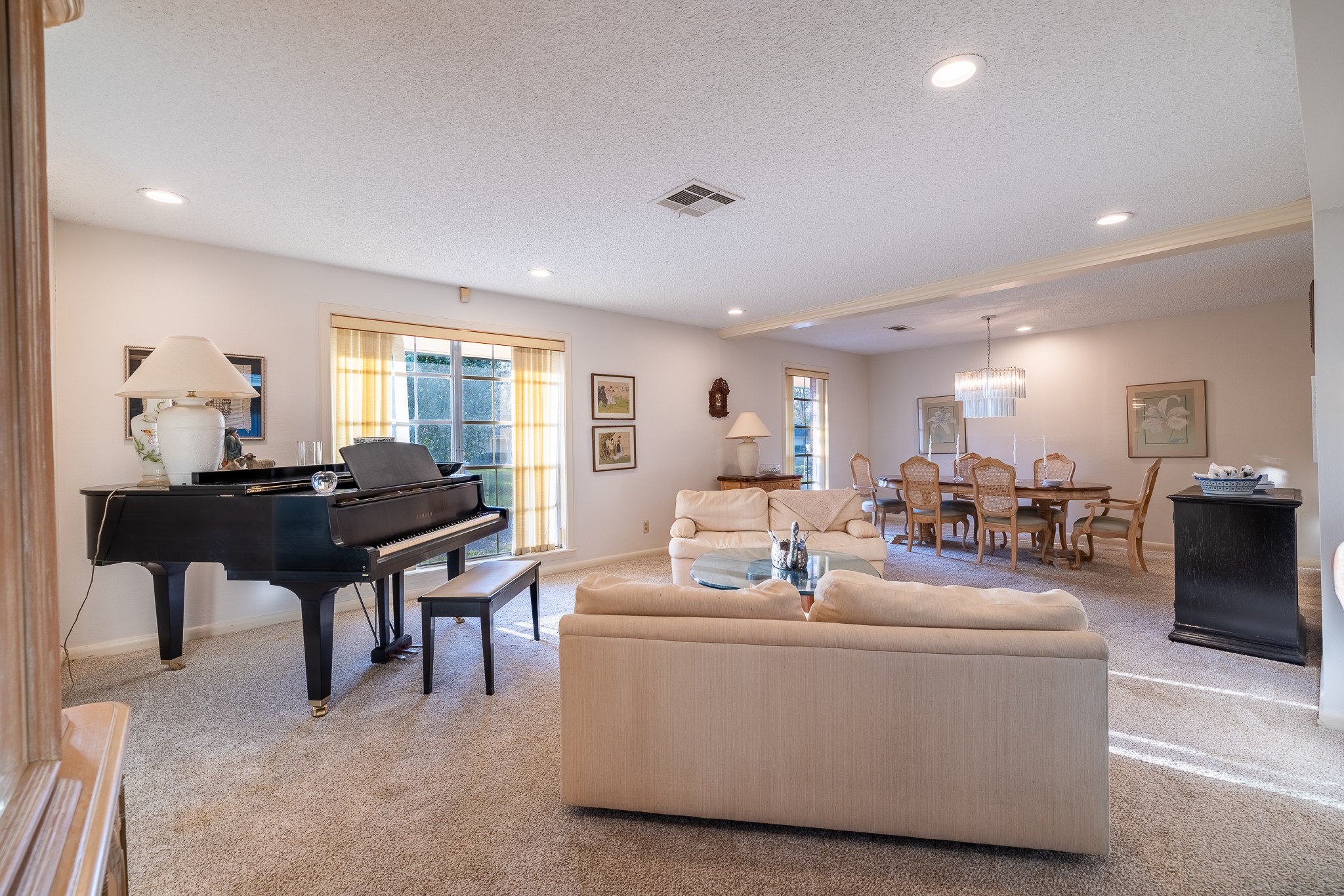 506 Timber Terrace Road Houston, TX 77024 - Photo 9 of 12 a living room with furniture and a table