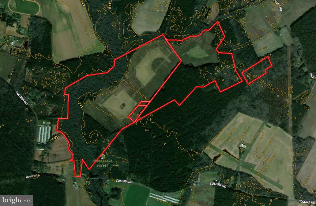 0 Colona Road Pocomoke City, MD 21851 - Photo 22 of 25 Contour Map
