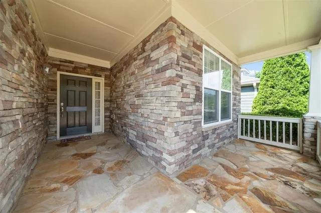 a view of front door