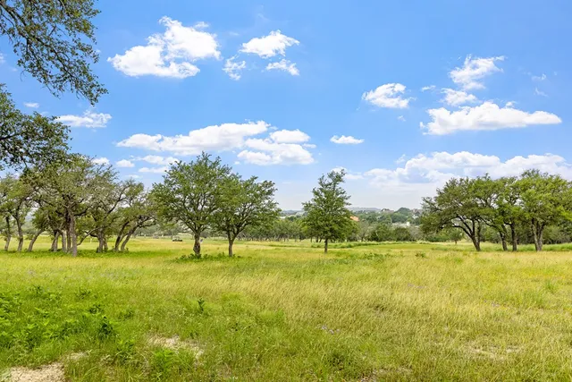 a view of a golf course with a lake