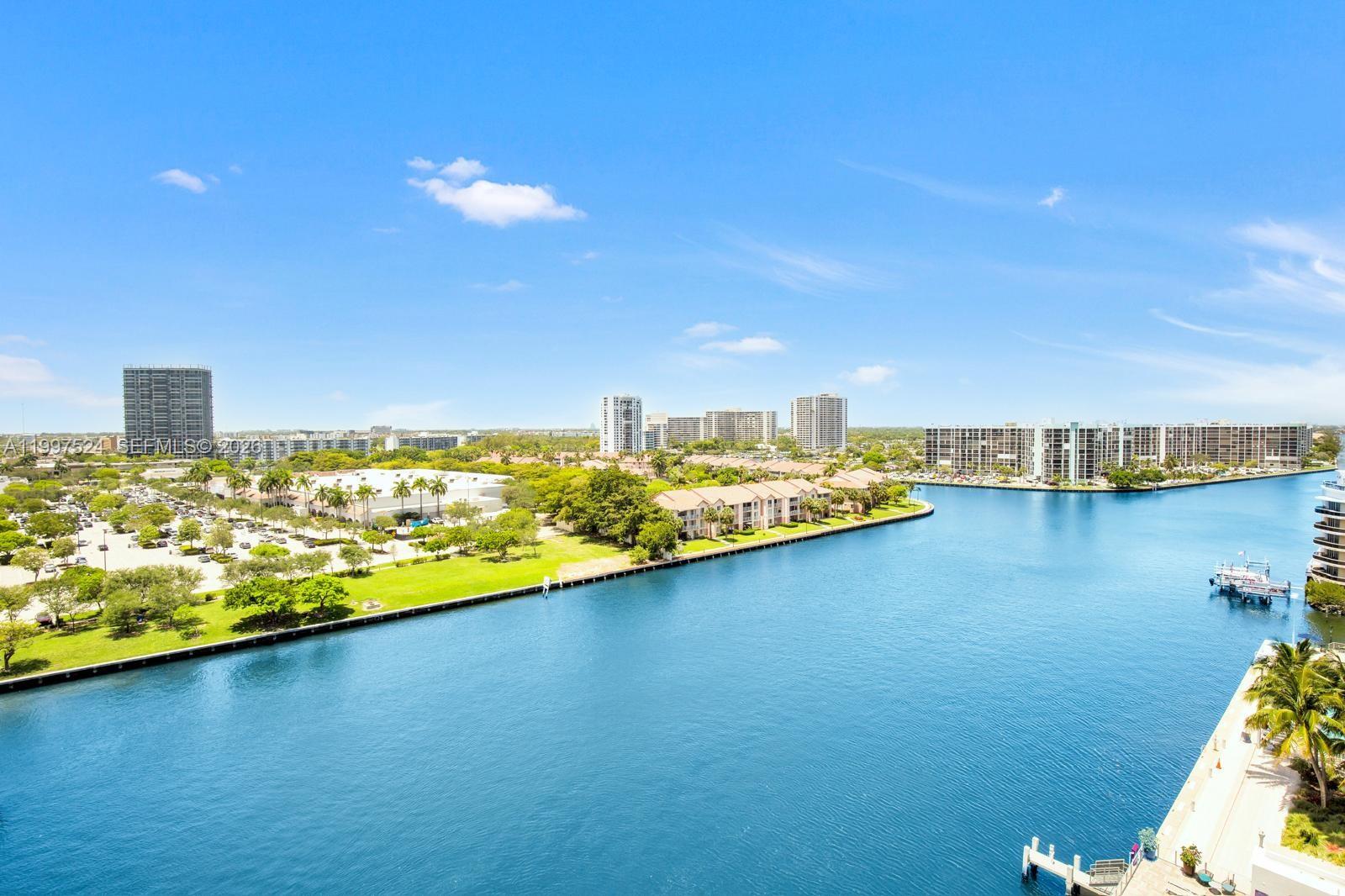 4010 South Ocean Drive, Unit R708 Hollywood, FL 33019 - Photo 16 of 35 a view of a lake with a city