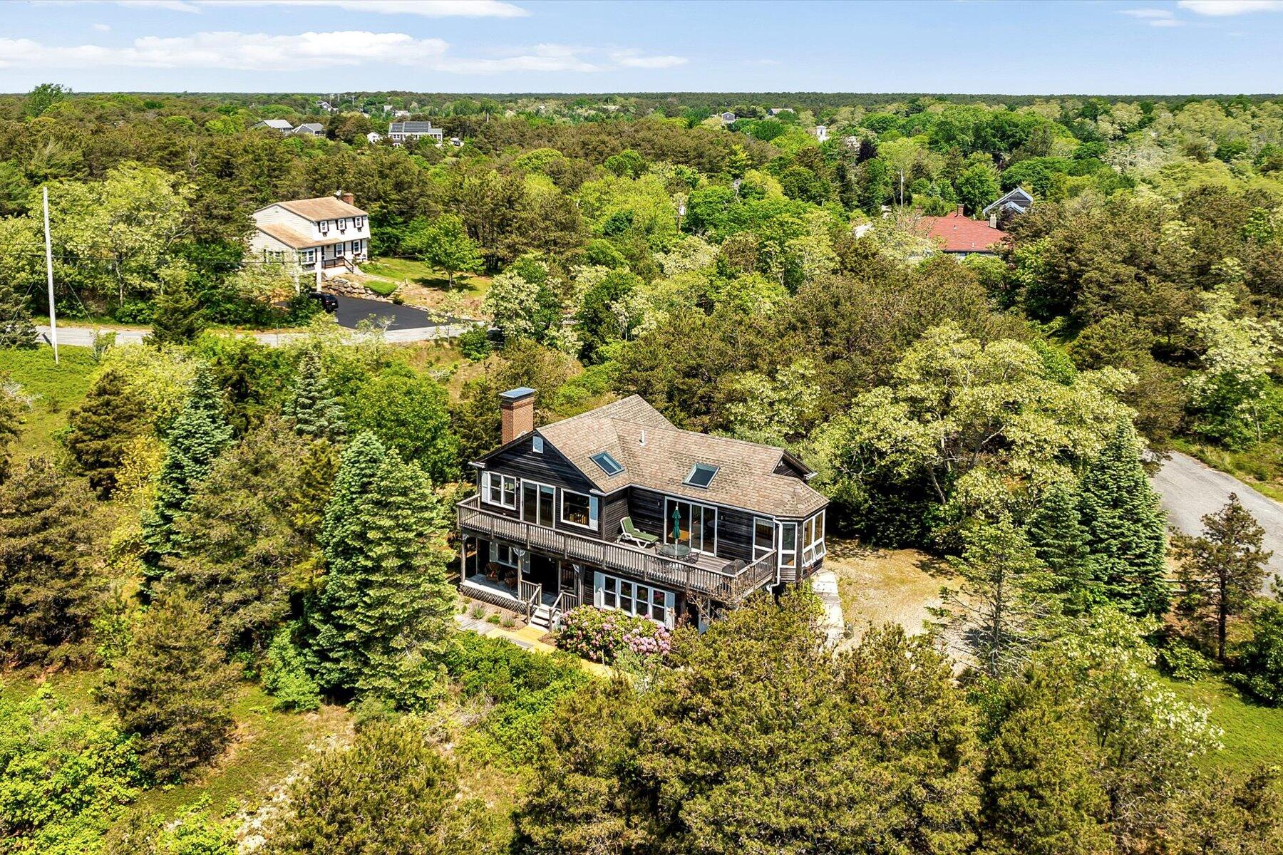 3 Amber Way Truro, MA 02666 - Photo 9 of 43 view of a city with an ocean view