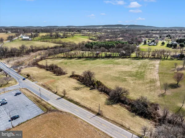a view of an ocean and city