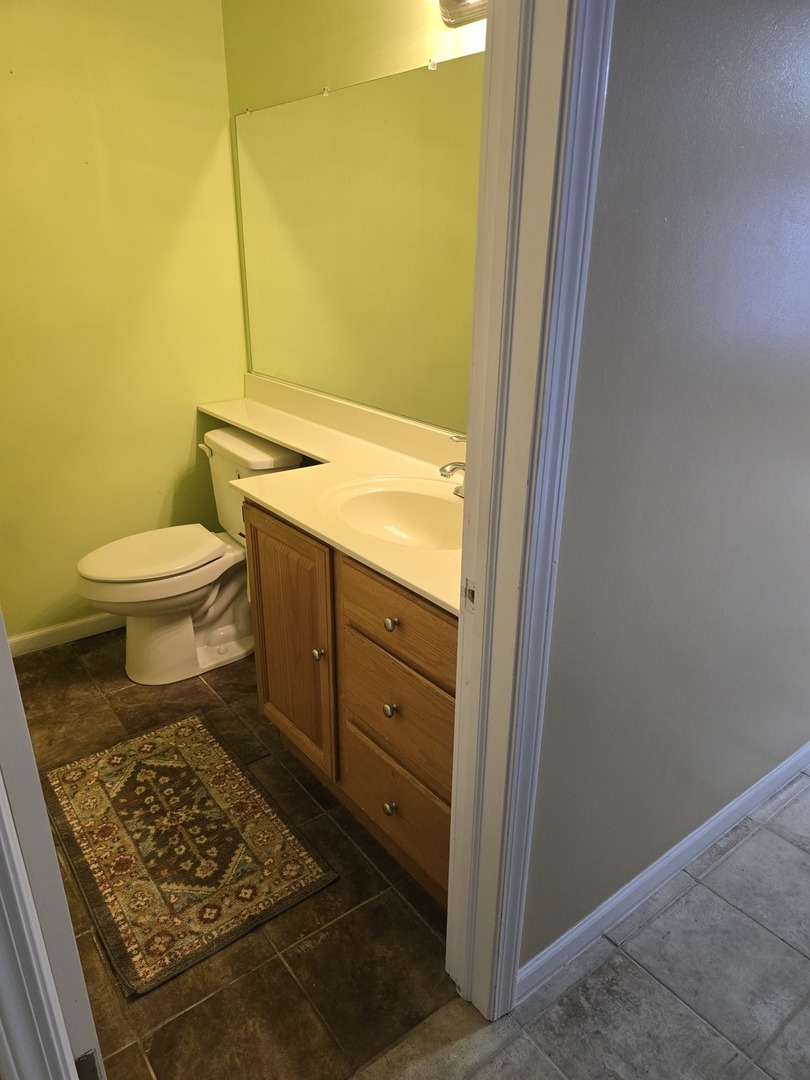 827 South McKinley Avenue Kankakee, IL 60901 - Photo 18 of 30 a bathroom with a sink and a toilet