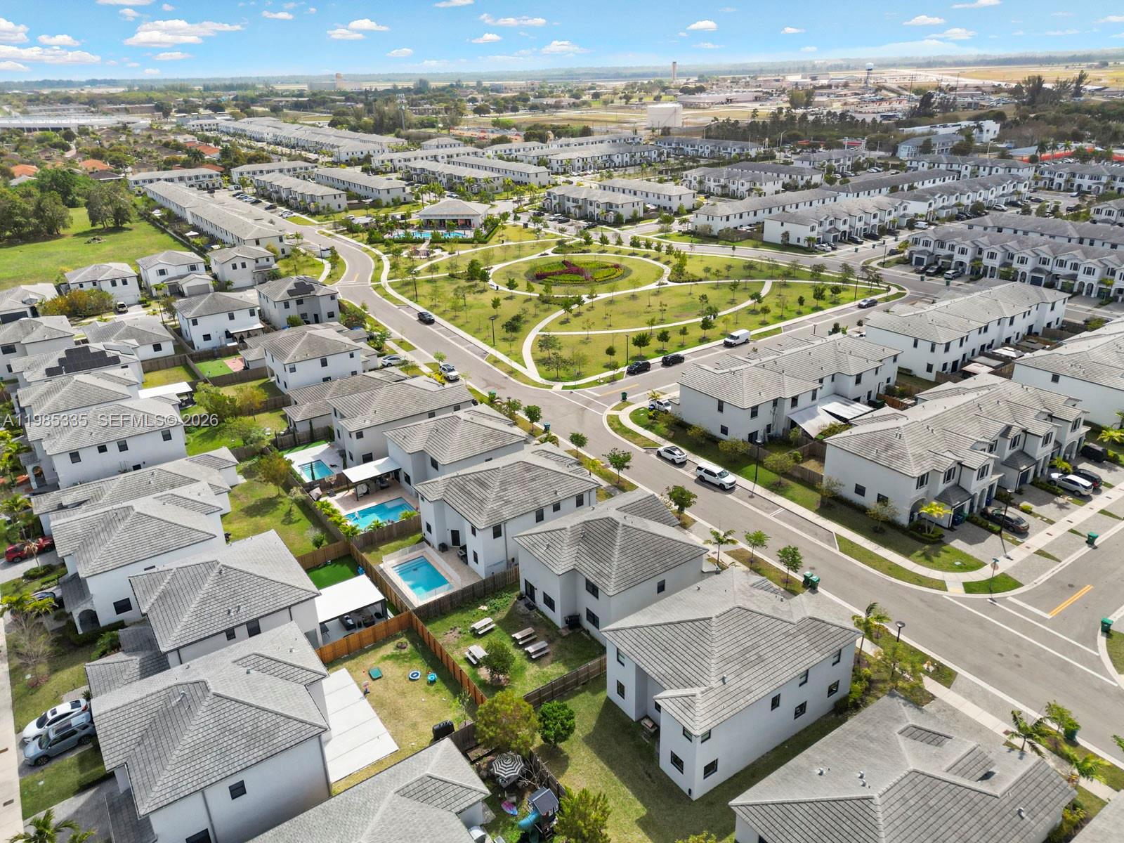 13391 Southwest 285th Street Homestead, FL 33033 - Photo 2 of 37 an aerial view of residential houses with outdoor space