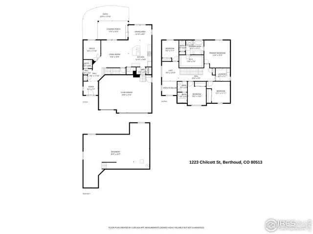 $595,000 | 1223 Chilcott Street, Berthoud, CO 80513