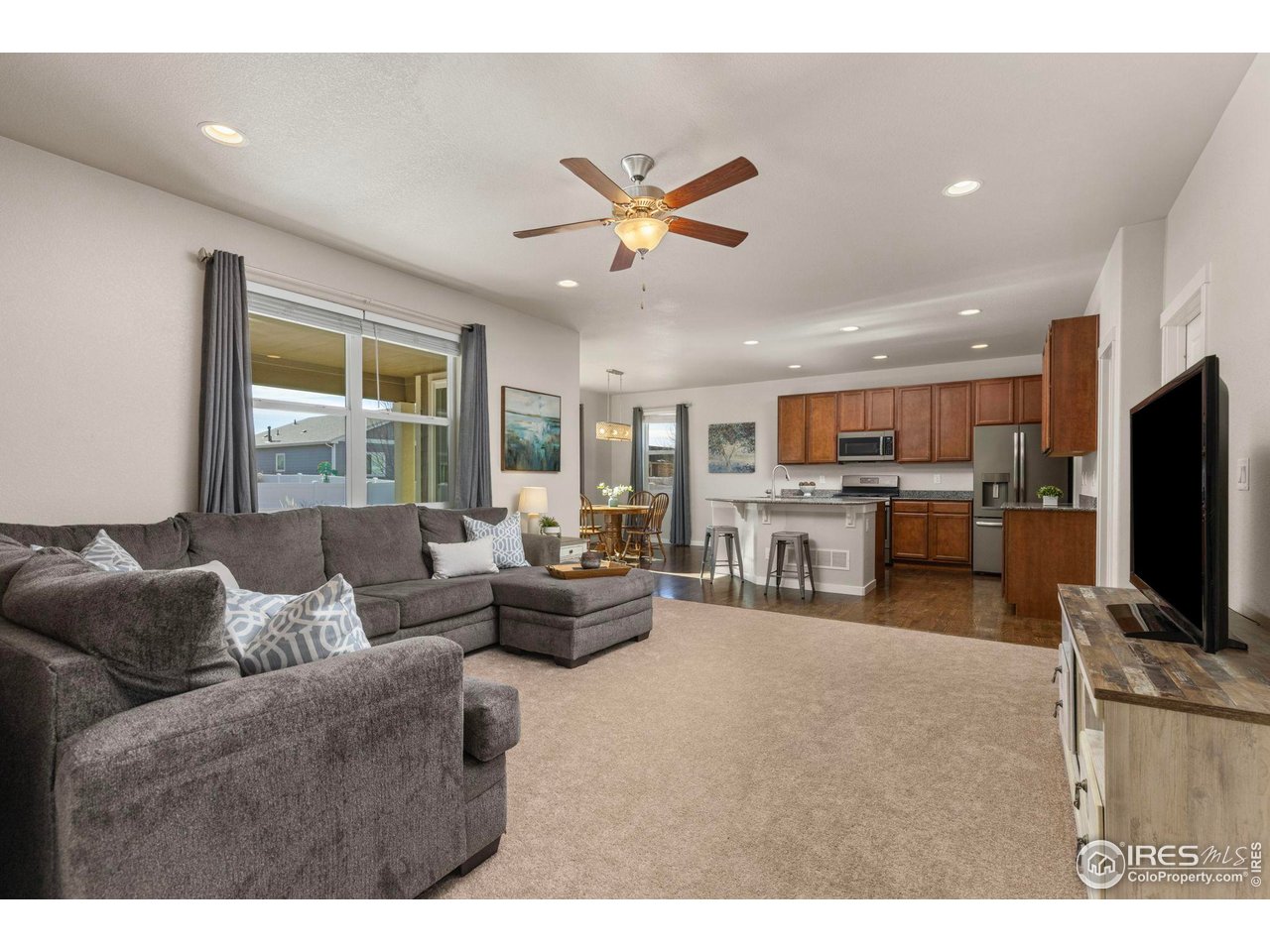 1223 Chilcott Street Berthoud, CO 80513 - Photo 5 of 38 Living Room / Kitchen