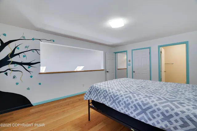 a view of a bench in the backyard