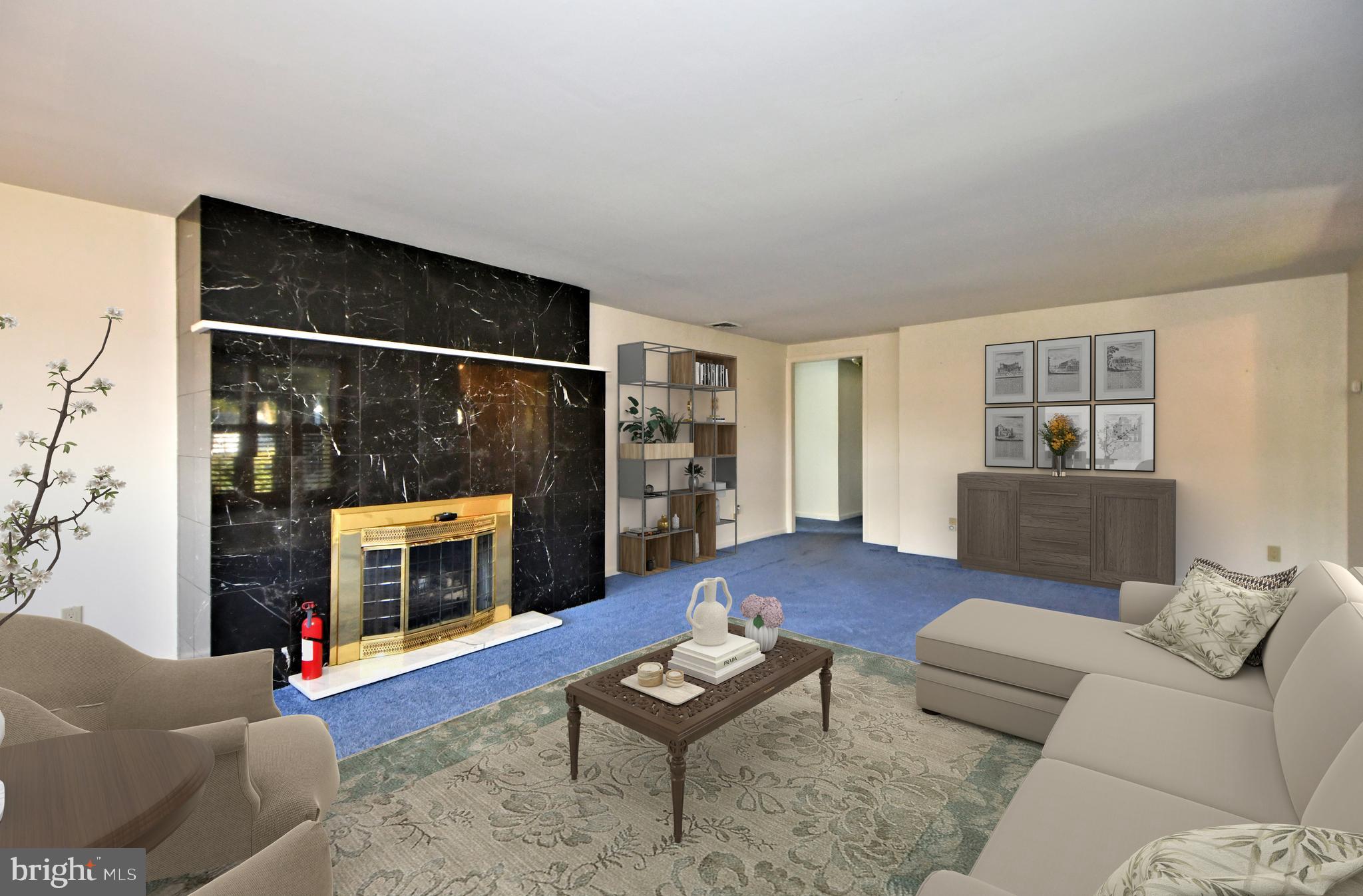 1006 East Heather Road Oreland, PA 19075 - Photo 10 of 42 Virtually staged living room