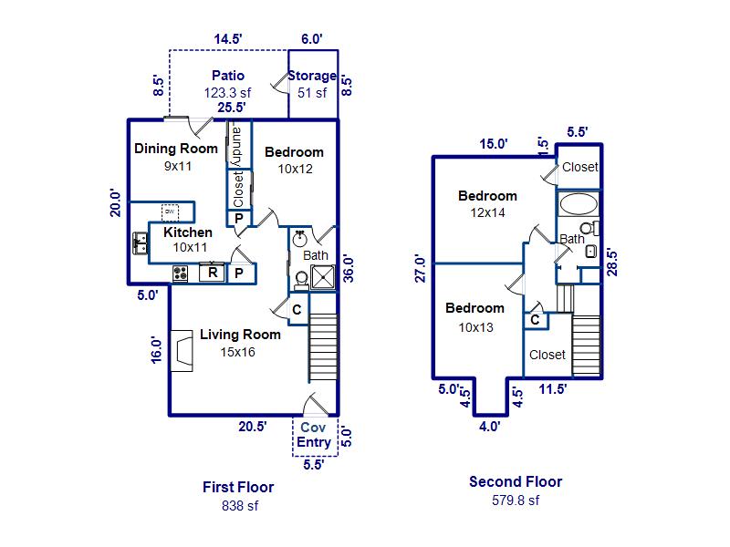 3376 Queensgate Way Mount Pleasant, SC 29466 - Photo 39 of 39 Floorplan for Photography