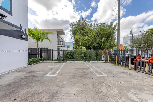 a view of a car garage