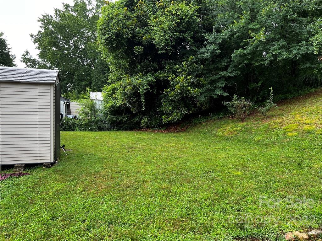 196 London Road Asheville, NC 28803 - Photo 12 of 14 a view of a backyard with a garden