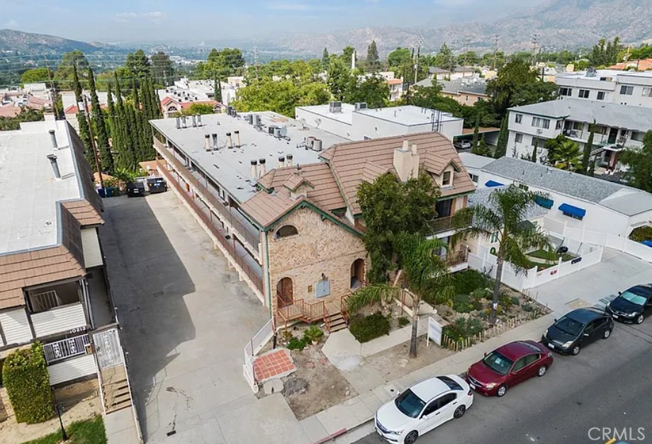 10219 Commerce Tujunga, CA 91042 - Photo 3 of 12 an aerial view of a house with yard