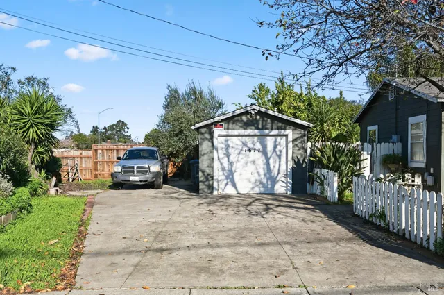 a view of a house with a patio