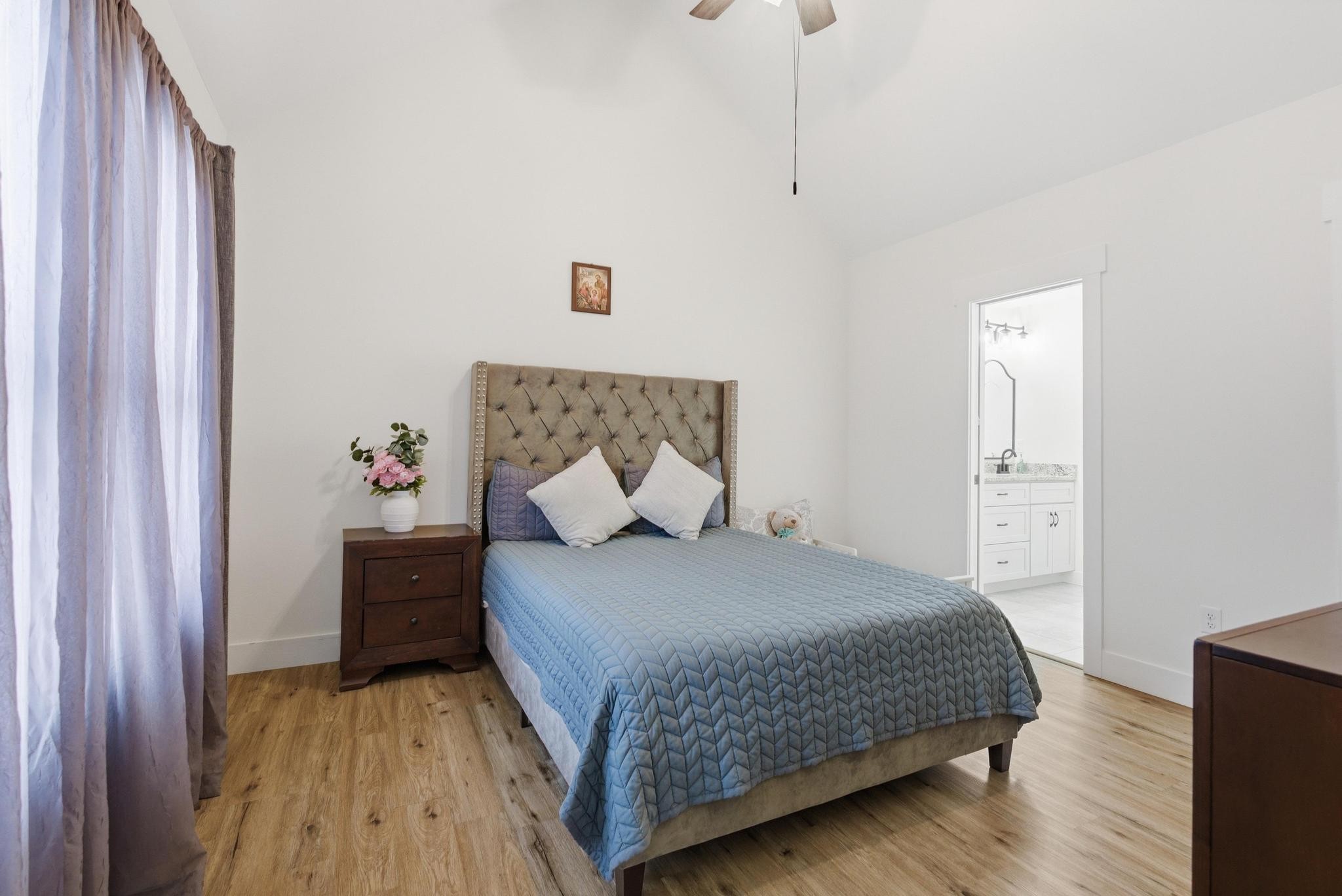 514 Cottage Way Cookeville, TN 38506 - Photo 9 of 21 a bedroom with a bed and wooden floor
