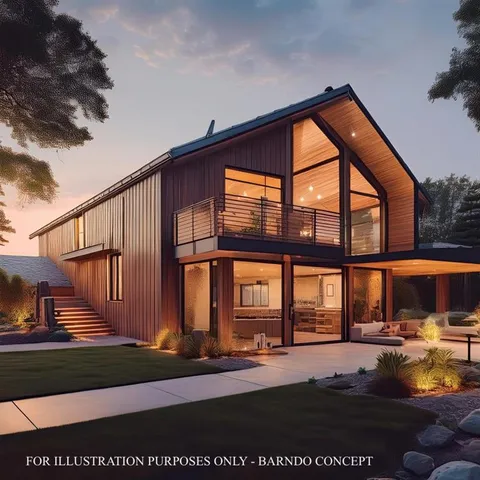 a view of house with yard and staircase