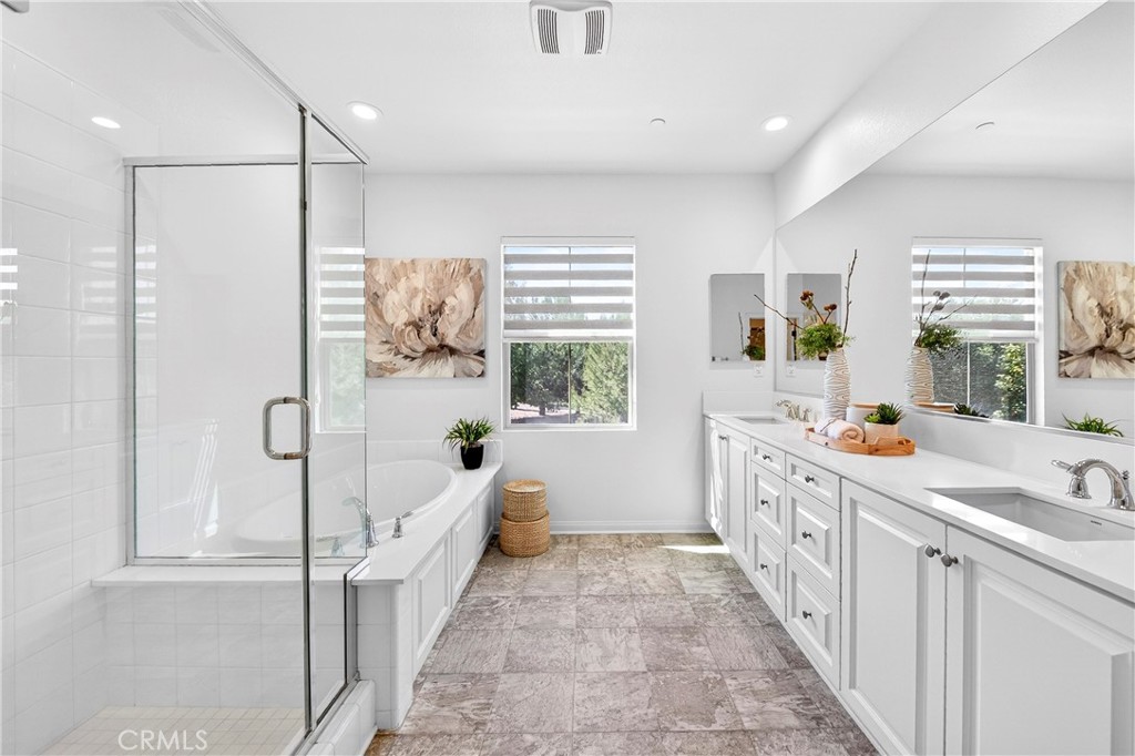 341 Adalina Lane Brea, CA 92821 - Photo 50 of 60 a bathroom with a tub sink and mirror