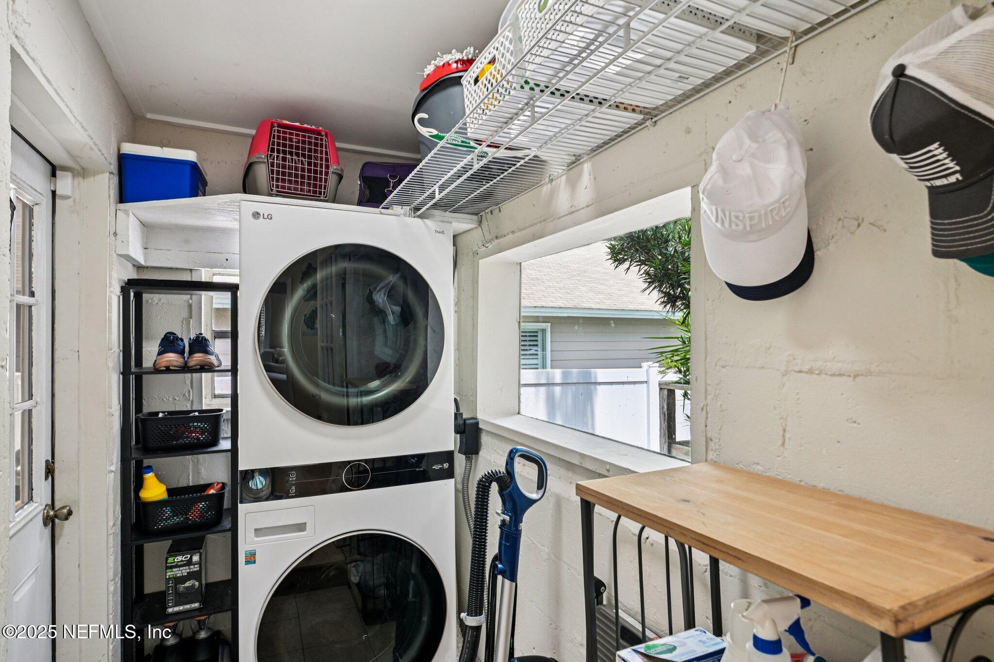 113 Seminole Road Atlantic Beach, FL 32233 - Photo 15 of 52 a view of a room with washer and dryer