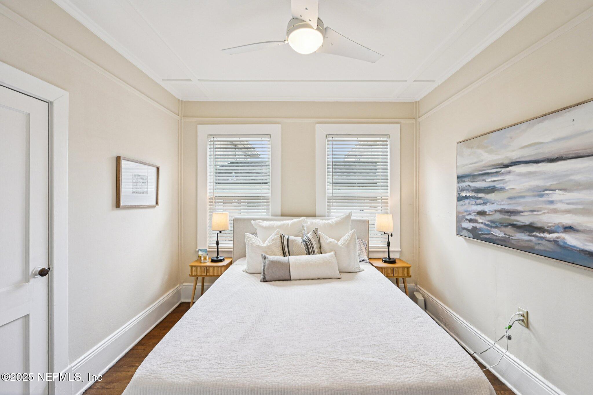 113 Seminole Road Atlantic Beach, FL 32233 - Photo 20 of 52 a spacious bedroom with a bed and window