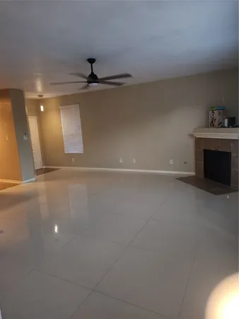 a view of a room with an empty space