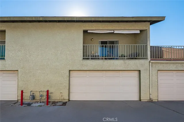 a front view of a house with an empty space