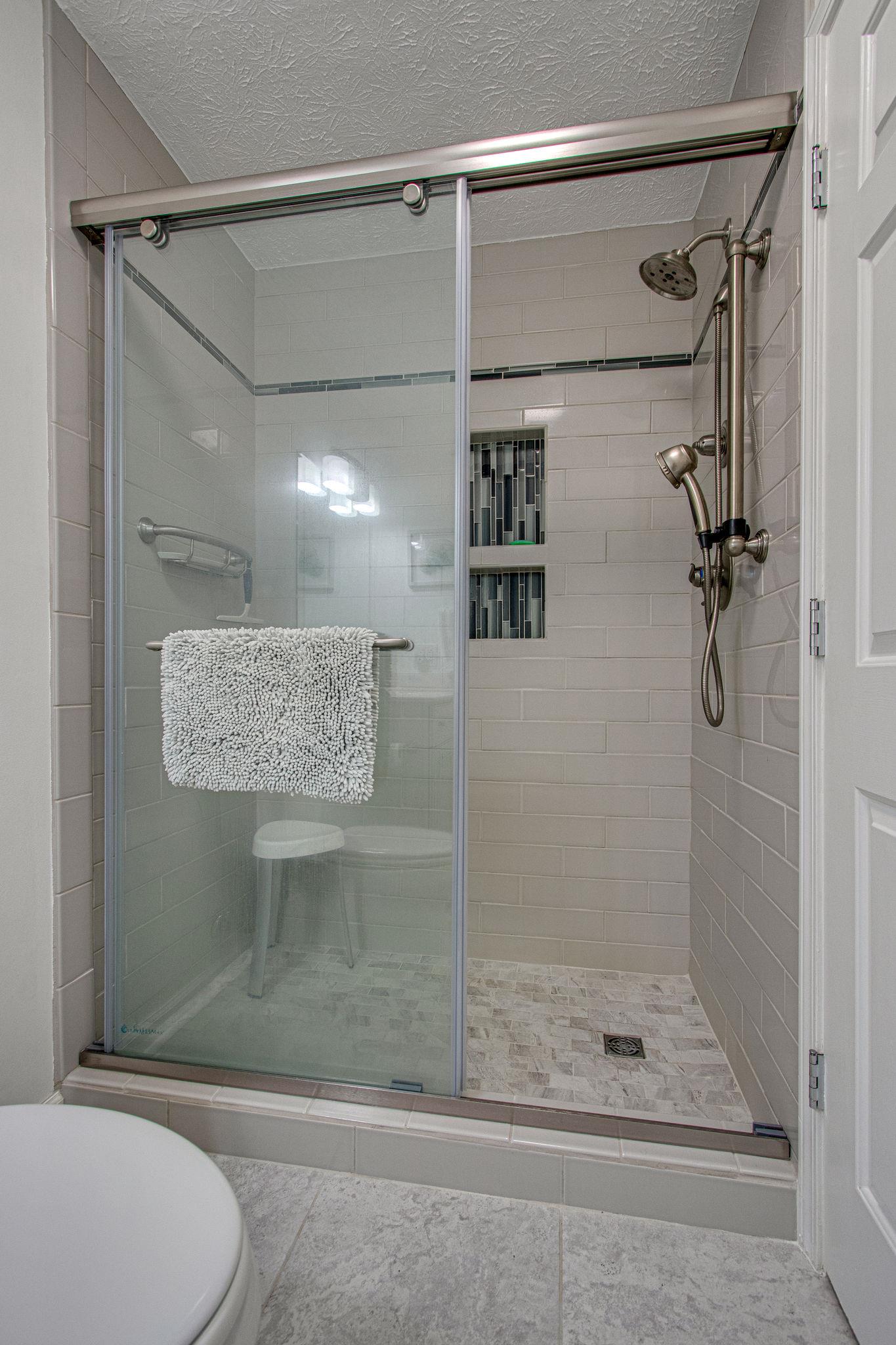 5214 Rustic Way Old Hickory, TN 37138 - Photo 24 of 30 New tiled shower in hall bath.