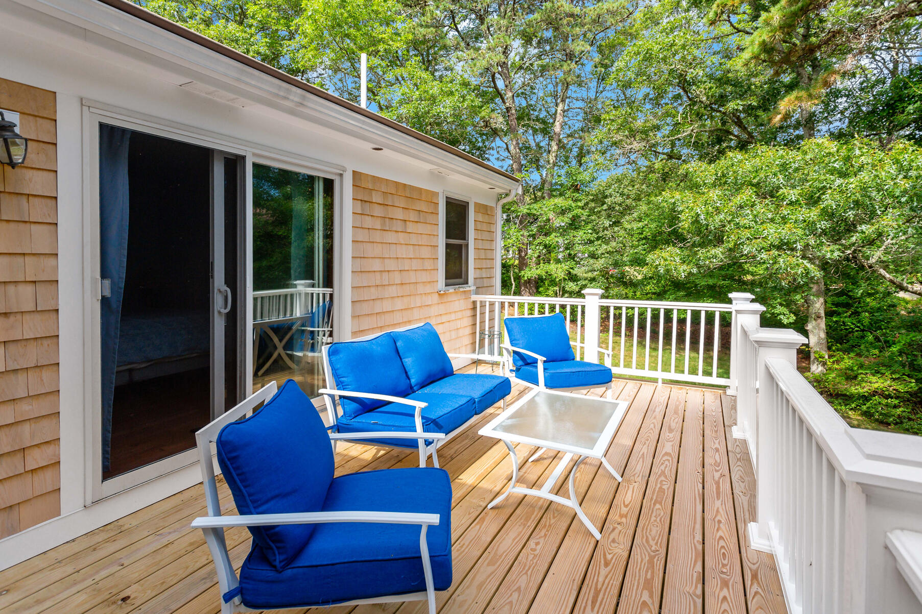294 Salt Rock Road Barnstable, MA 02630 - Photo 10 of 32 a view of balcony with furniture and wooden deck