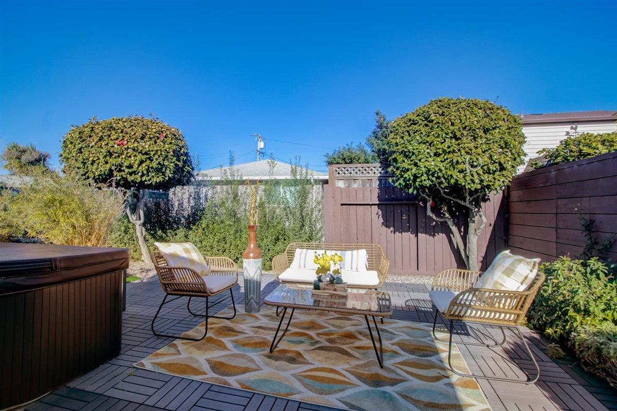 855 Standish Road Pacifica, CA 94044 - Photo 44 of 77 a view of a chairs and table in a patio