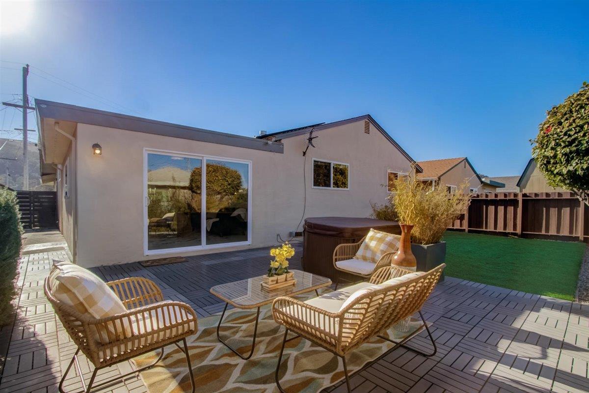 855 Standish Road Pacifica, CA 94044 - Photo 45 of 77 a view of a house with backyard and sitting area