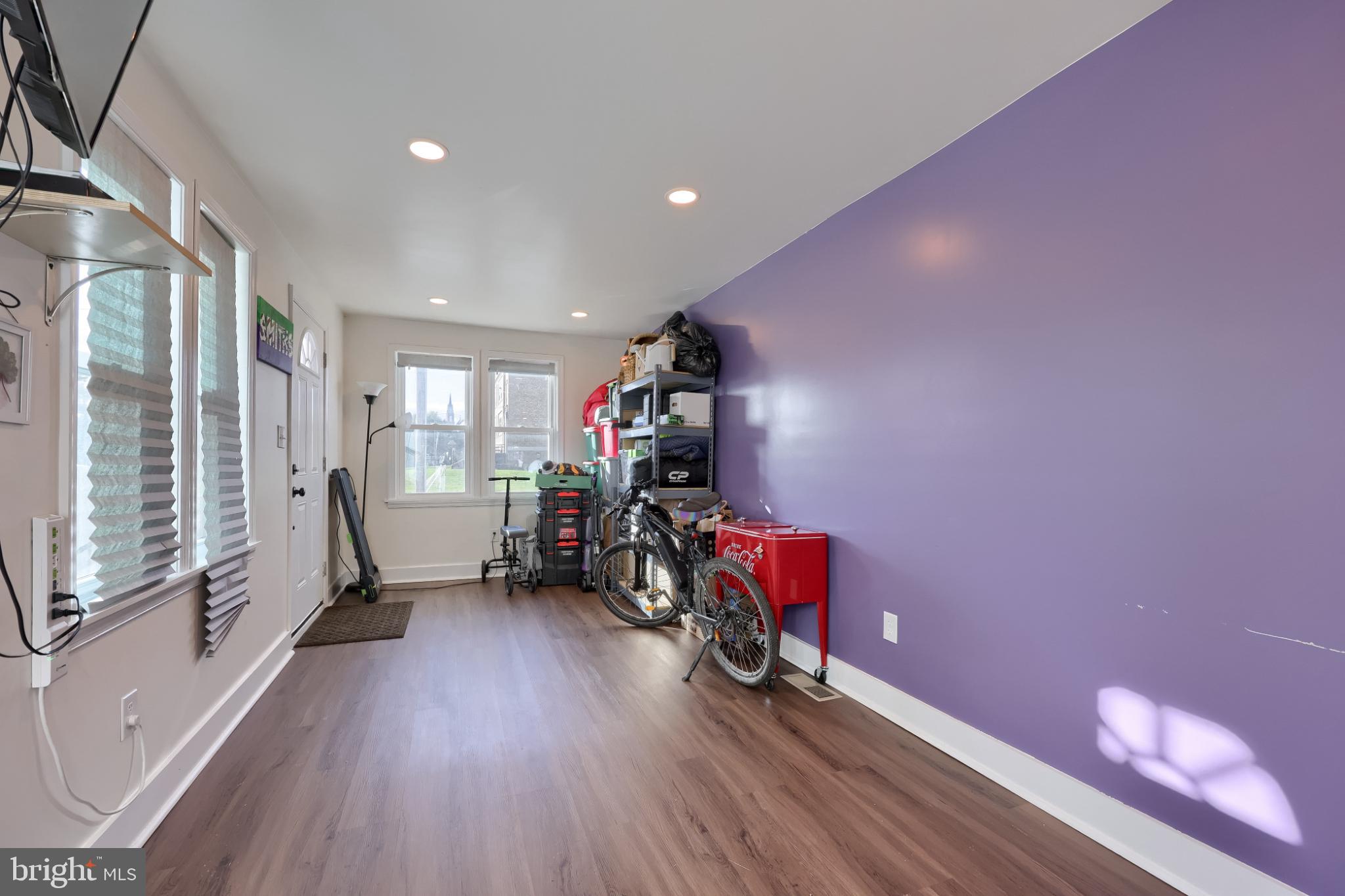 1061 Hay Street York, PA 17403 - Photo 24 of 32 Bright entryway with vibrant purple accent wall.