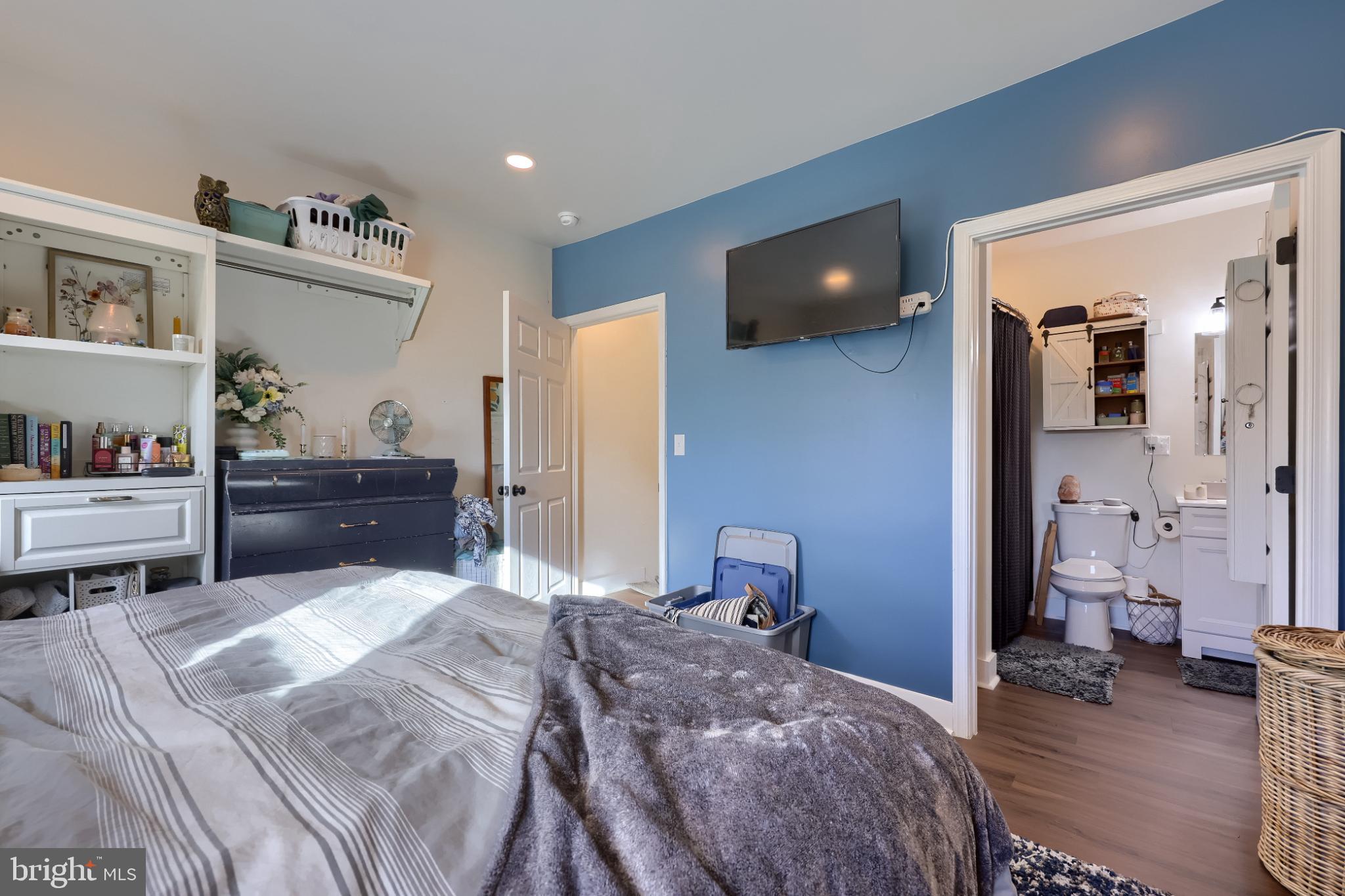 1061 Hay Street York, PA 17403 - Photo 27 of 32 Cozy bedroom with serene blue accents.