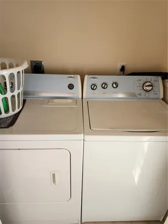 a view of washer and dryer