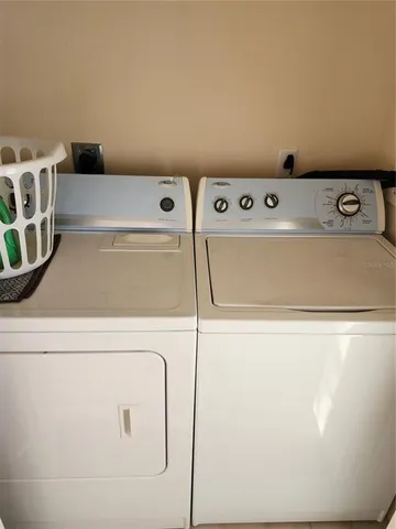 a view of washer and dryer