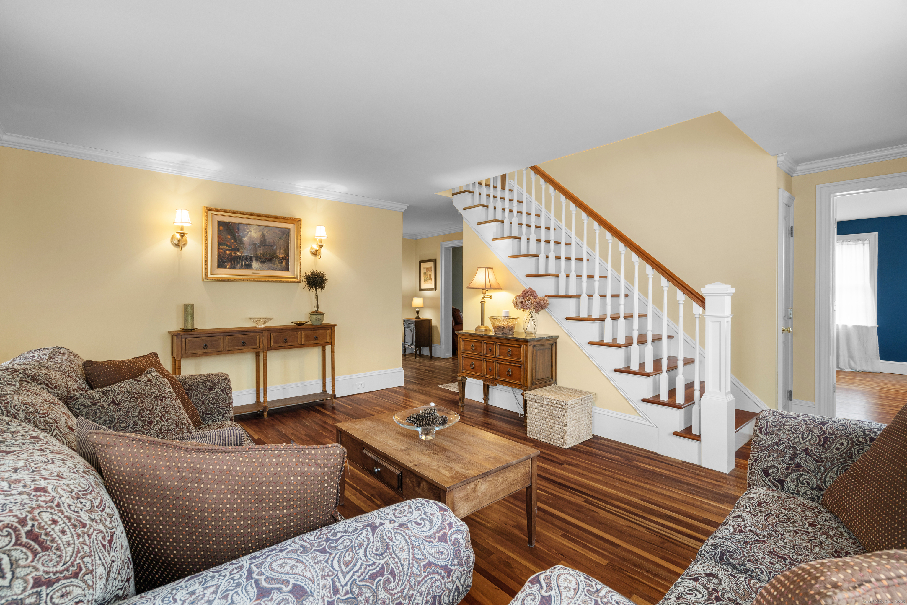 40 Plaster House Road Southbury, CT 06488 - Photo 17 of 40 a living room with furniture and a wooden floor