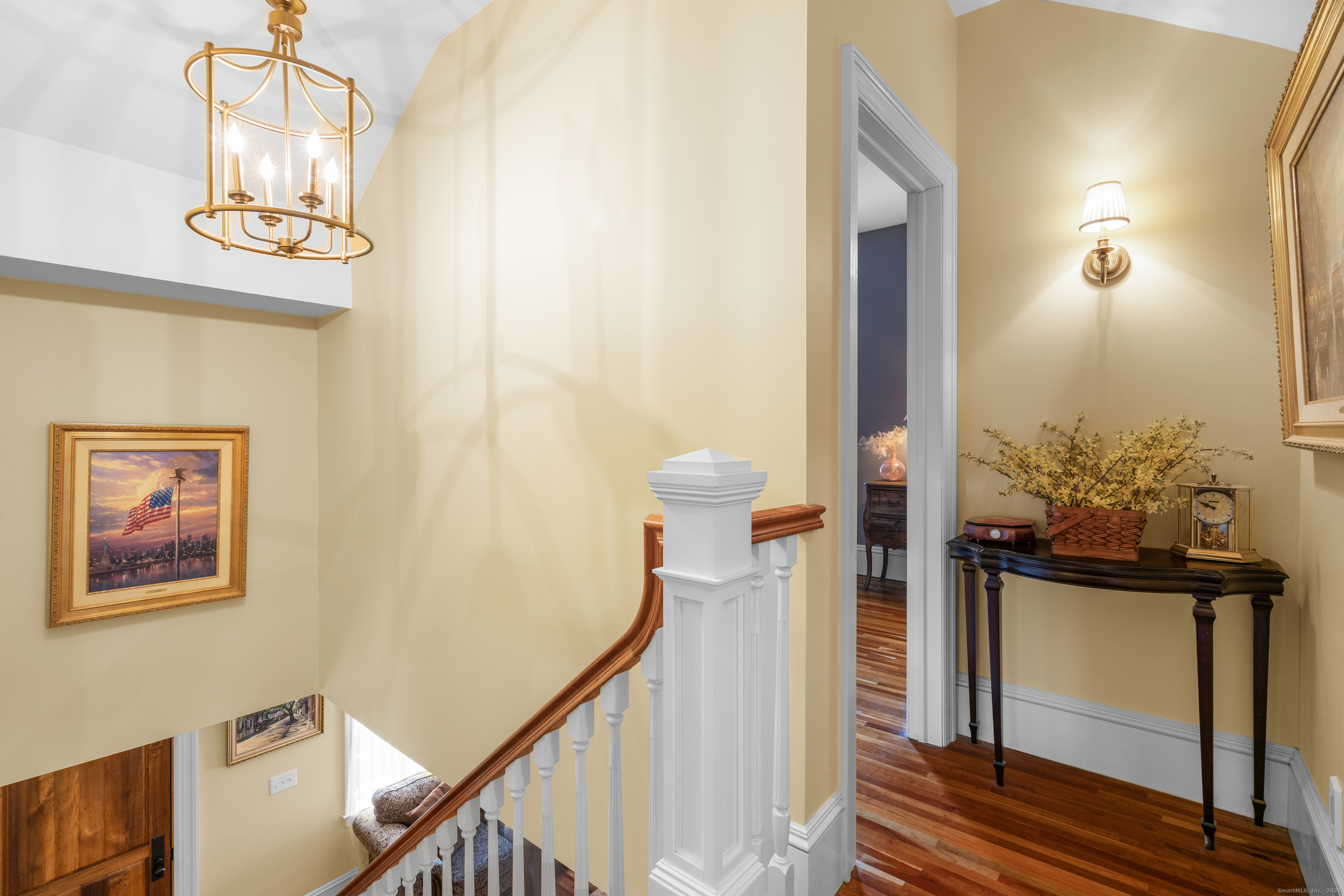 40 Plaster House Road Southbury, CT 06488 - Photo 22 of 40 a view of a hallway with wooden floor and staircase