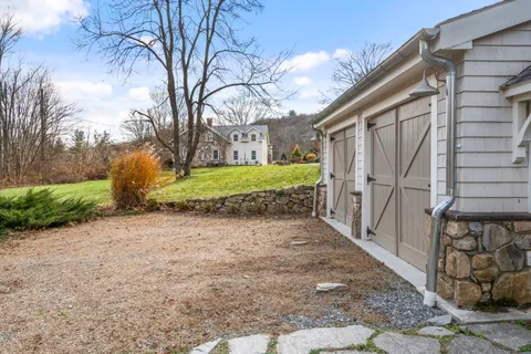a view of a house with a pathway