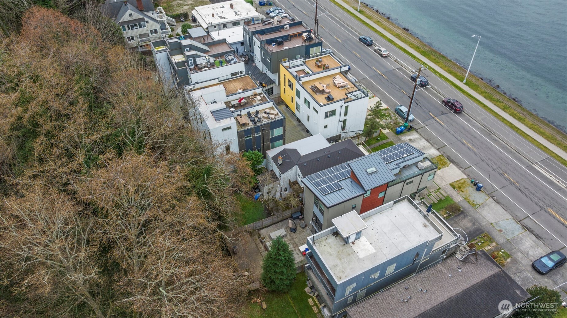 1768 Alki Avenue Southwest Seattle, WA 98116 - Photo 20 of 40 an aerial view of a city with balcony