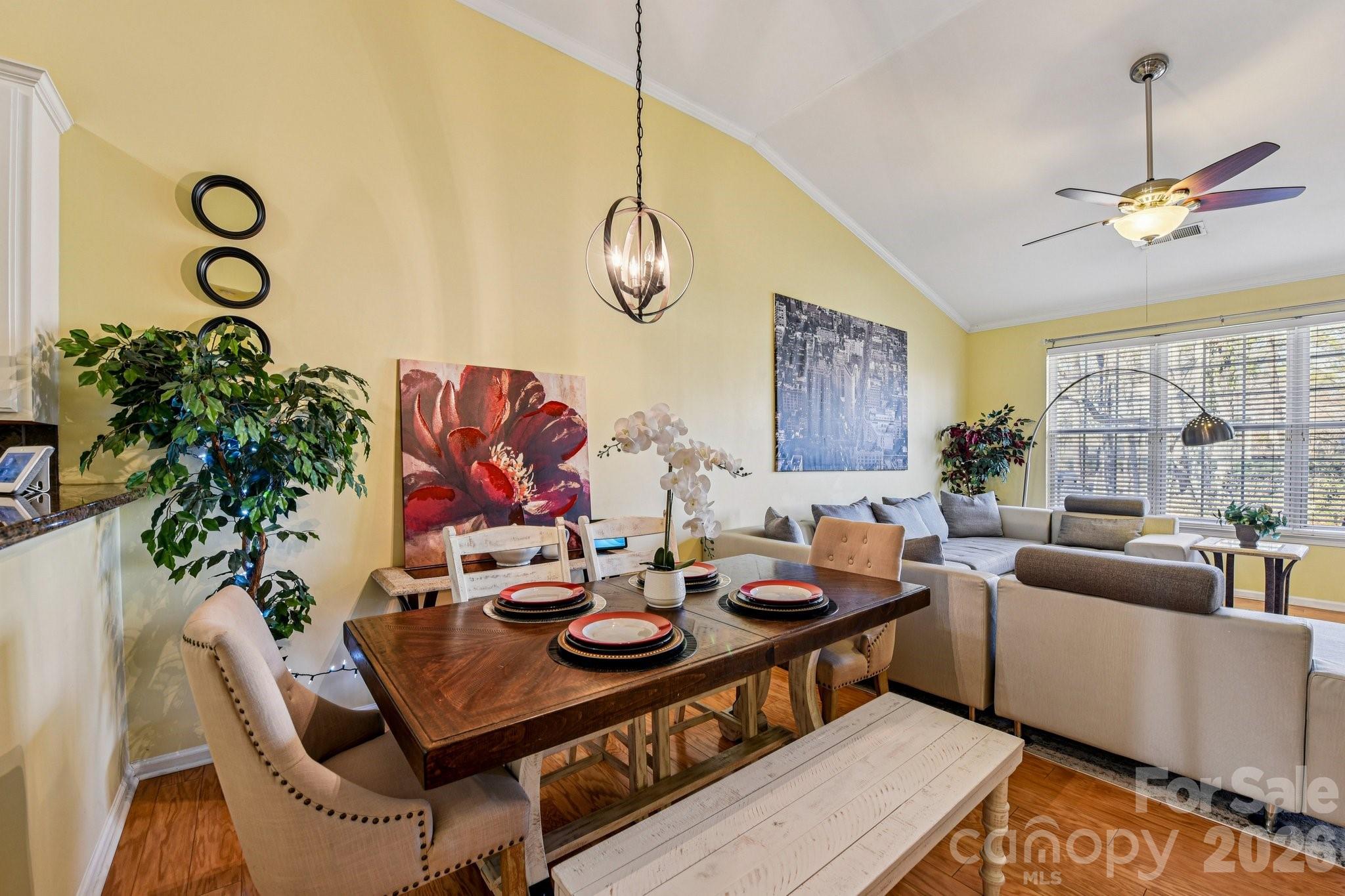4700 Willow Glen Road Harrisburg, NC 28075 - Photo 3 of 29 a view of a dining room and livingroom