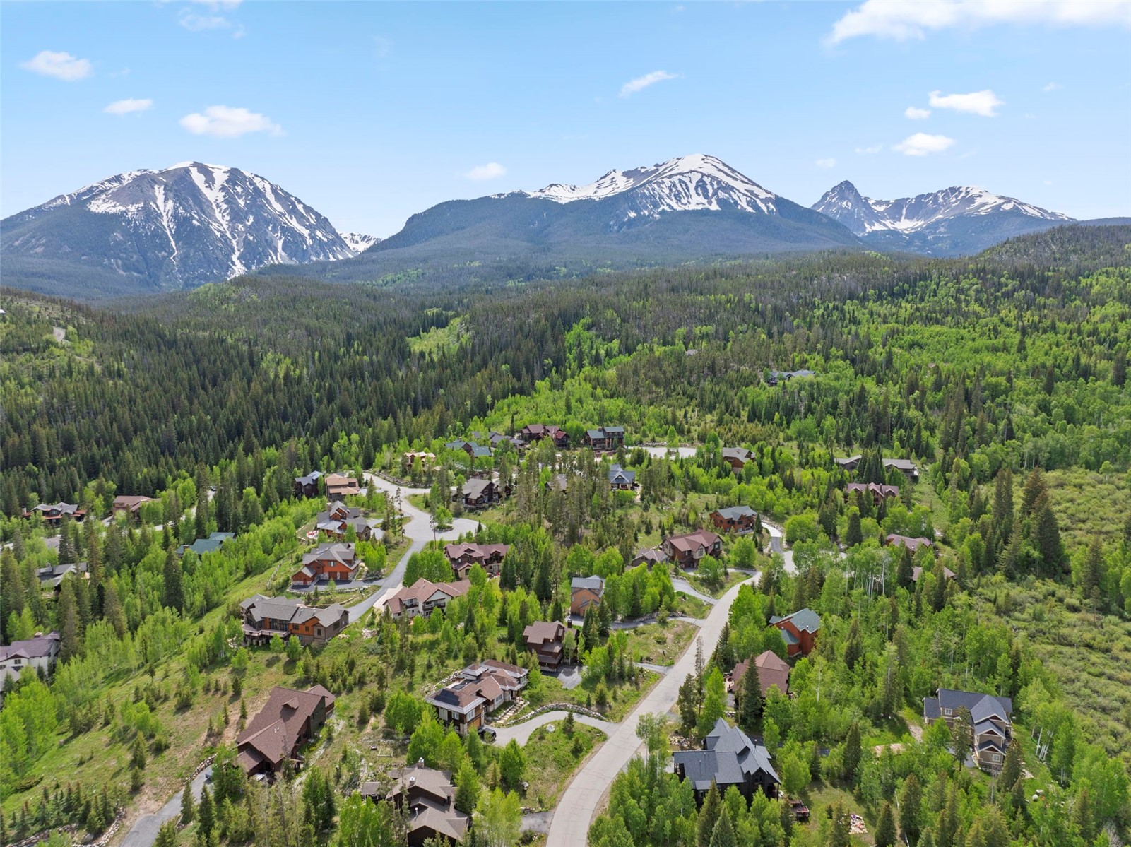 736 Wild Rose Road Silverthorne, CO 80498 - Photo 45 of 49 Aerial view of property and surrounding area with nearby suburban area