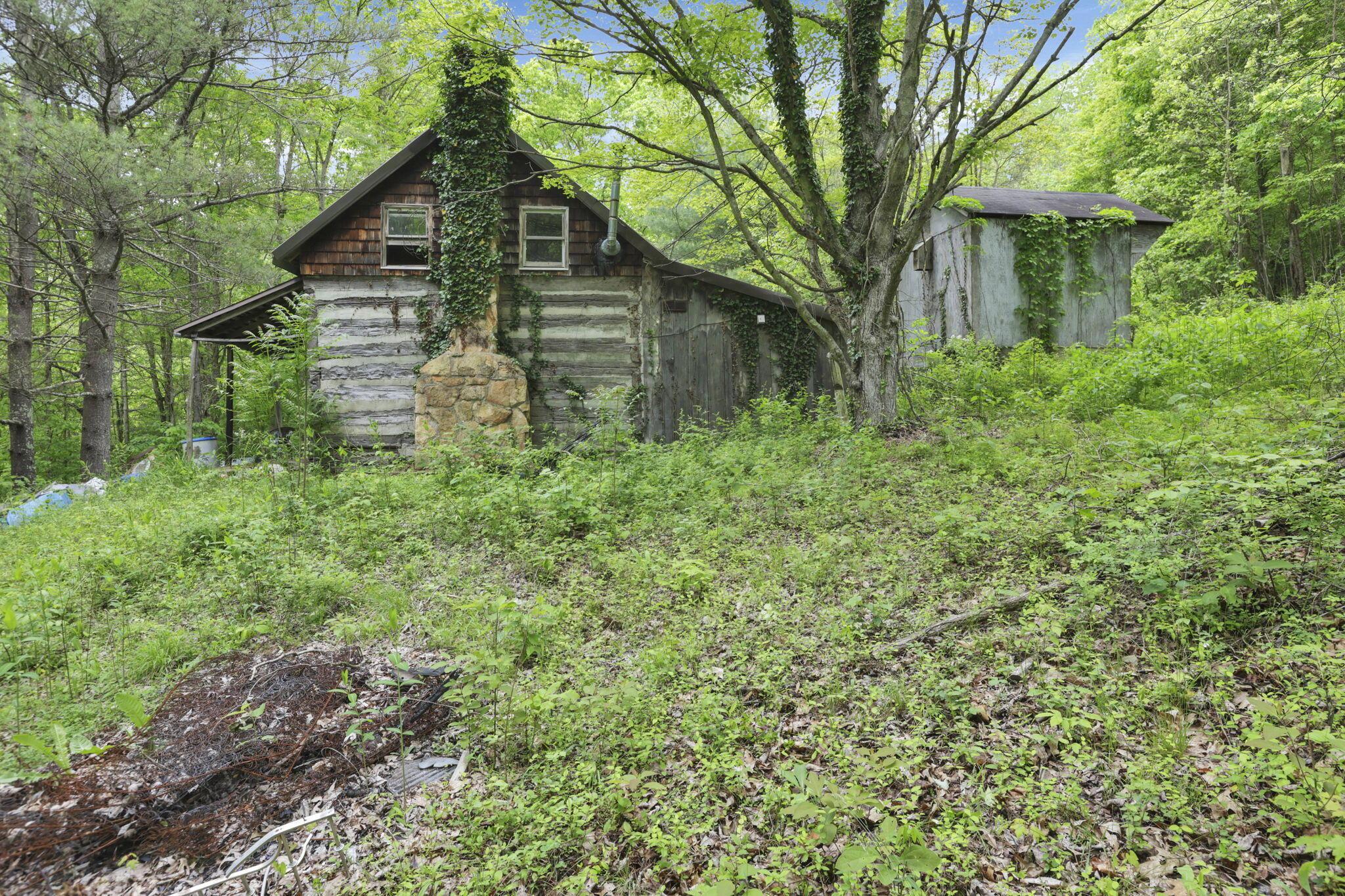 11250 Grass Run Road New Marshfield, OH 45766 - Photo 5 of 16 Front Elevation with Tree and Shed