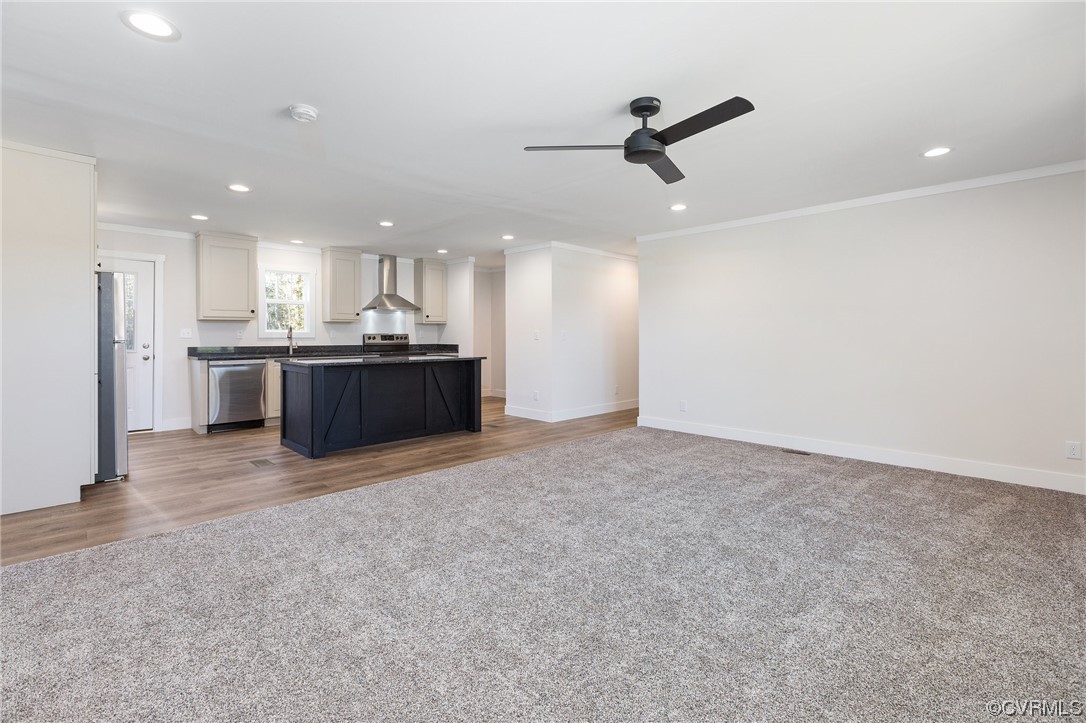 2011 Meherrin Road Meherrin, VA 23954 - Photo 12 of 37 a view of a kitchen with a sink and cabinets