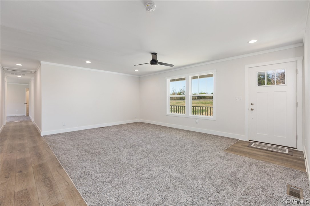 2011 Meherrin Road Meherrin, VA 23954 - Photo 15 of 37 a view of an empty room with a window