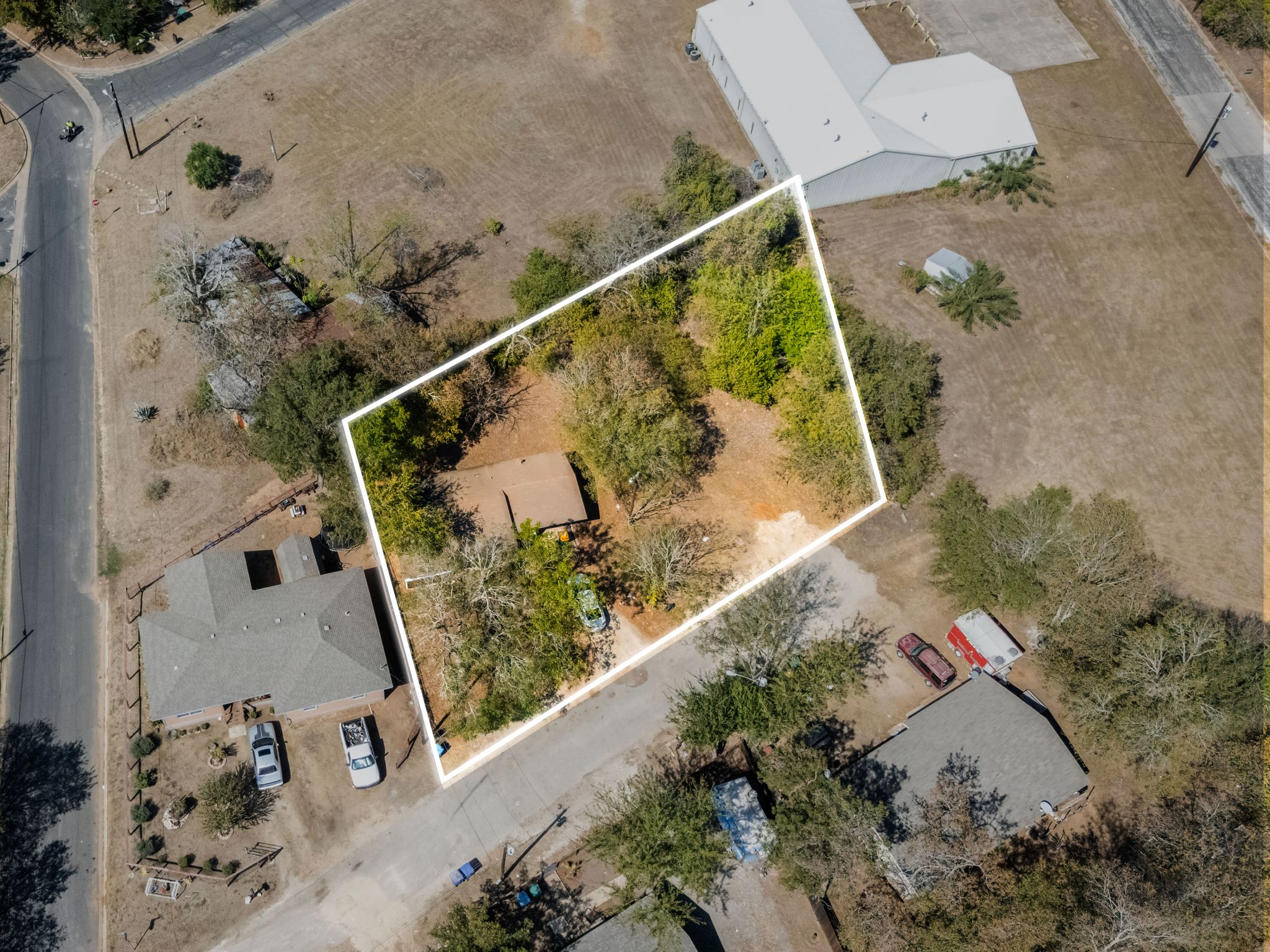 102 Masonic Drive Elgin, TX 78621 - Photo 12 of 12 an aerial view of a house