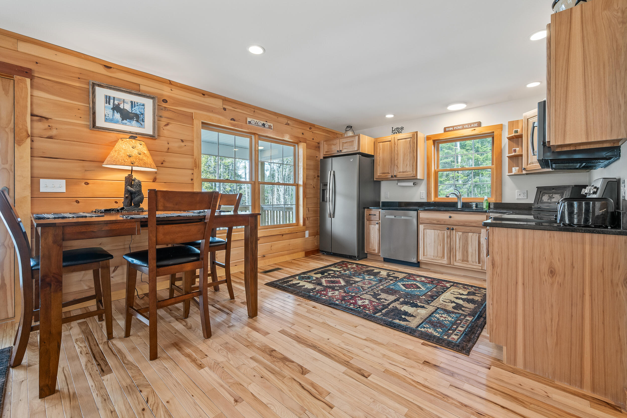 183 Camp Waya Awi Road Dallas Plt, ME 04970 - Photo 7 of 43 Kitchen and Dining Area