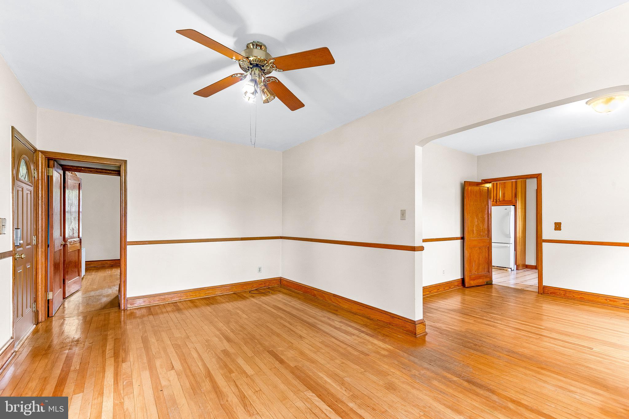 810 Rock Spring Road Bel Air, MD 21014 - Photo 11 of 40 Living Room into the Dining Room