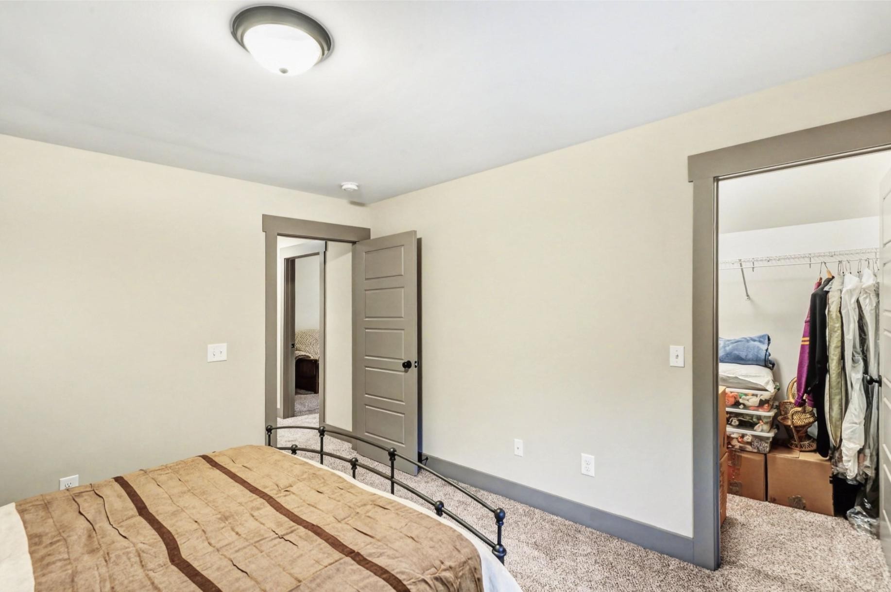 548 Strudwick Avenue Goodlettsville, TN 37072 - Photo 46 of 54 a bedroom with a bed and a mirror