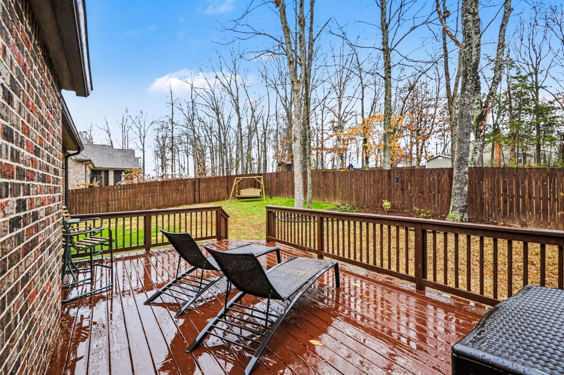 548 Strudwick Avenue Goodlettsville, TN 37072 - Photo 47 of 54 a view of a balcony with wooden floor and outdoor seating