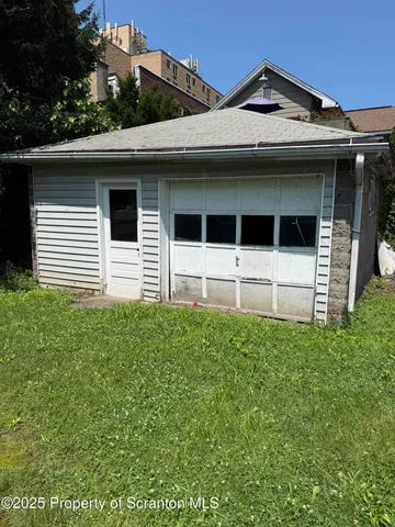 a view of a house with a window